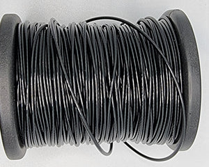 TIGER TAIL - 1.5MM (15G) - 1 METRE - PVC COATED BLACK