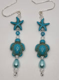 CHARMS - STARFISH - 15.5 X 13.5 X 5.5MM - DARK CYAN