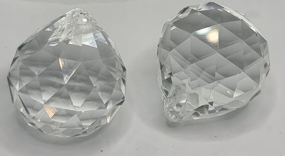 TEARDROP - FACETED CRYSTAL SUNCATCHER - DIAMOND CLEAR