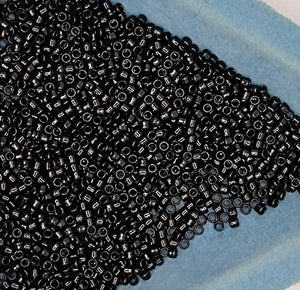 CYLINDER SEED BEADS - 10/0 - 2 X 1.5MM - OPAQUE LUSTER - COCONUT BROWN