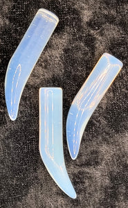 34-38 X 6.5-7MM UNDRILLED - IVORY SHAPE - OPALITE