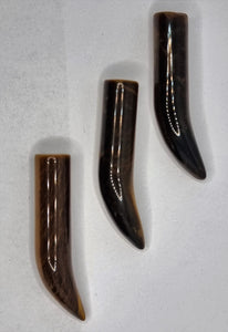 37 X 7MM UNDRILLED - TUSK SHAPE - NATURAL TIGER EYE