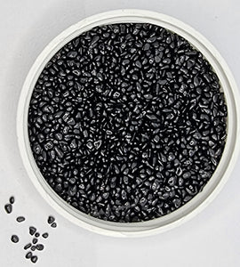 GLASS CHIPS/BEADS - BLACK