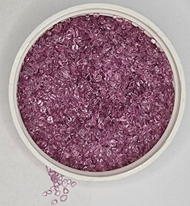 GLASS CHIPS/BEADS - PEARL PINK