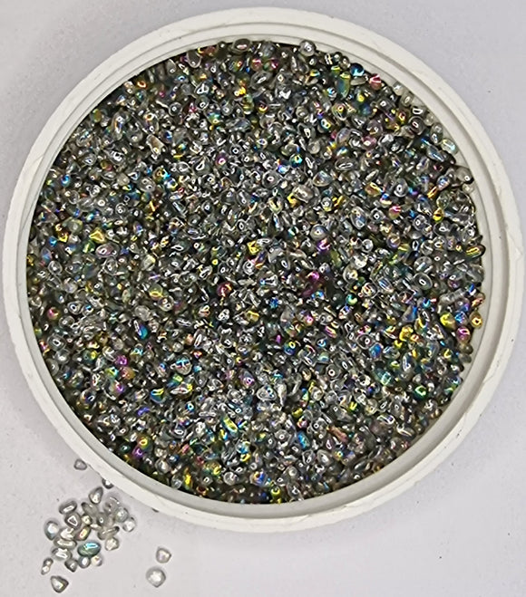 GLASS CHIPS/BEADS - LAVENDER