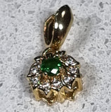 BAIL HANGER WITH ICE PICK - BRASS - GOLD - 10X9X6.5MM
