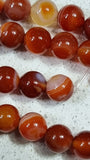 8MM NATURAL STRIPED/BANDED AGATE