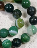 8MM NATURAL STRIPED/BANDED AGATE