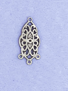 EAR/PENDANT BASE - 25 X 12MM - ANTIQUE GOLD