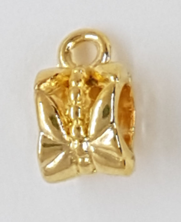 BAIL HANGER - GOLD - BARREL 10 X 6MM