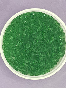 BICONES - 4MM CRYSTAL GLASS FACETED BEADS - GRADE AA - SPRING GREEN (03)