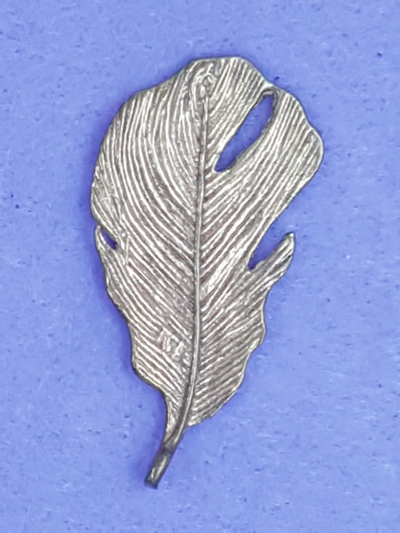 CHARMS - LEAVES - 45 X 23MM - BRASS COLOUR