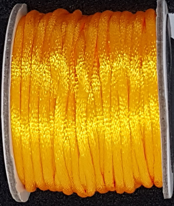 CORD - NYLON  - 2MM SUNSHINE YELLOW COLOUR