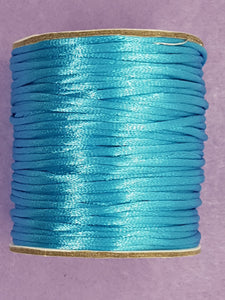 CORD - NYLON  - 2MM SKY BLUE COLOUR