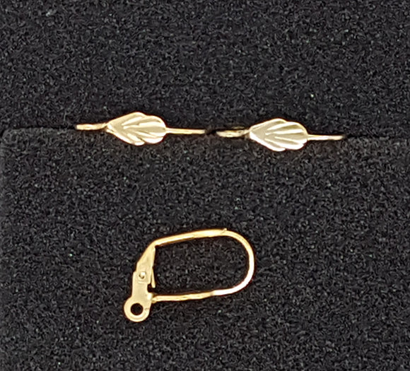 EARRING FINDINGS - LEAVERBACK