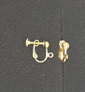 EARRING FINDINGS - SCREW CLIP ON EARRINGS