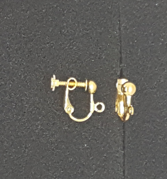 EARRING FINDINGS - SCREW CLIP ON EARRINGS