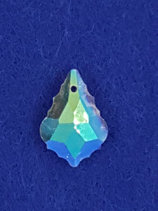 TEARDROPS - 22 X 16MM FACETED GLASS - AB CLEAR