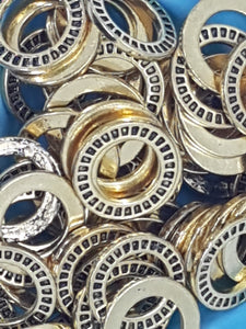 JUMPRINGS- 19MM ANTIQUE GOLDEN COLOUR