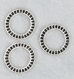 JUMPRINGS/LINKING RINGS- 19MM ANTIQUE SILVER