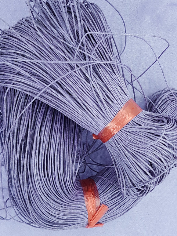 CORD - MACRAME CHINESE WAXED CORD  - 1MM MEDIUM PURPLE COLOUR