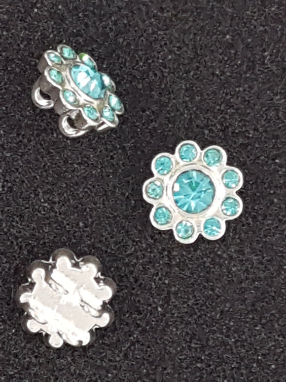 MULTI LINKS - 2 HOLE - 10 X 10MM LIGHT BLUE COLOUR