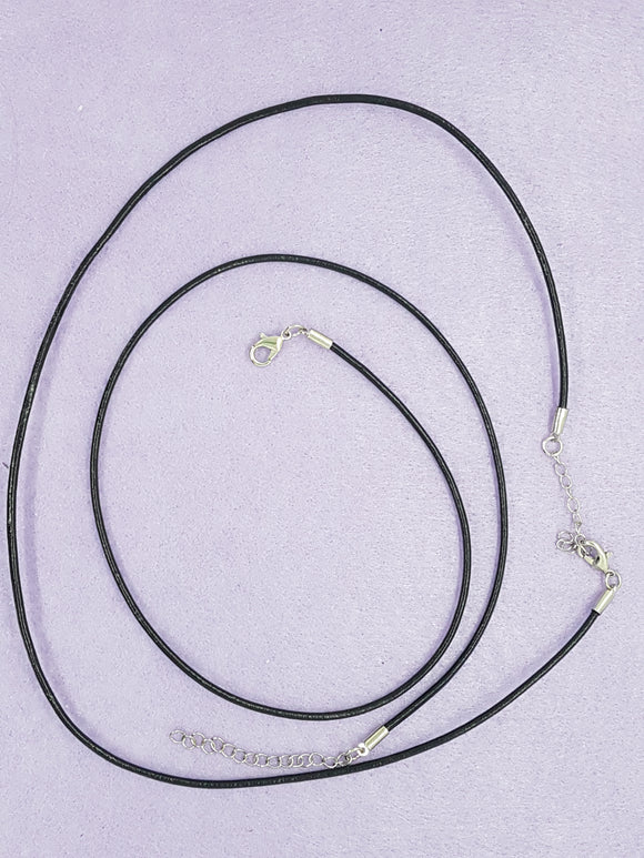 CORD - LEATHER NECKLACE - 18
