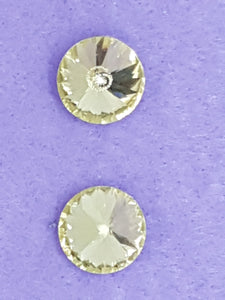 RIVOLI - 14MM GLASS ROUND - YELLOW