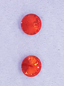 RIVOLI - 12MM GLASS ROUND - RED