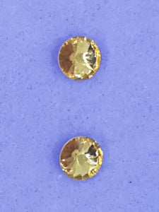 RIVOLI - 10MM GLASS ROUND - GOLDEN