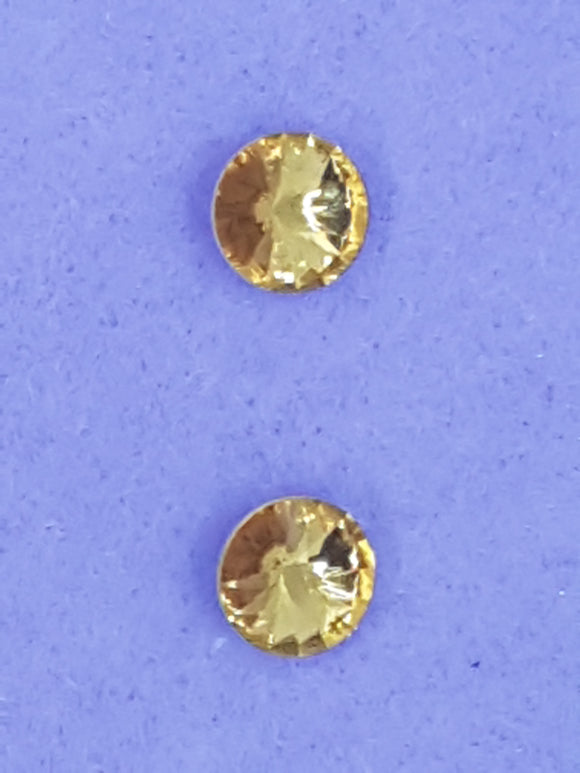 RIVOLI - 10MM GLASS ROUND - GOLDEN