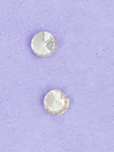 RIVOLI - 8MM GLASS ROUND - PALE GOLDEN