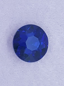 RIVOLI - 27MM GLASS ROUND - ROYAL BLUE