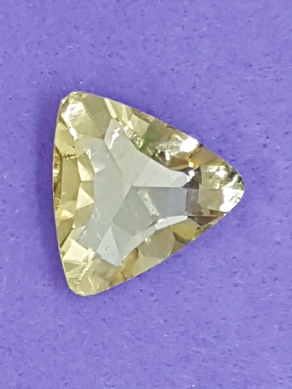 RIVOLI - 23-25MM GLASS TRIANGLE - YELLOW