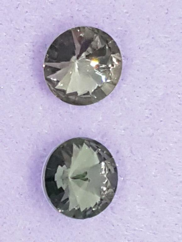 RIVOLI - 16MM GLASS ROUND - SMOKEY GREY