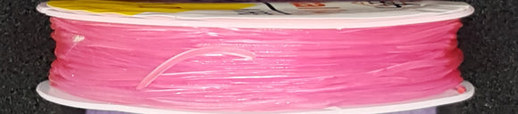STRETCH BEADING THREAD- 1MM - PINK COLOUR