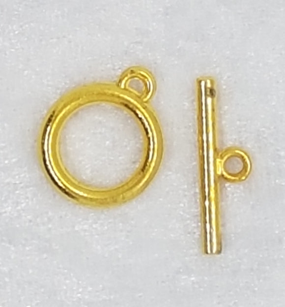 TOGGLES - TIBETAN STYLE - GOLD COLOUR