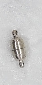 CLASPS - MAGNETIC - BRASS - PLATINUM COLOUR CLASP