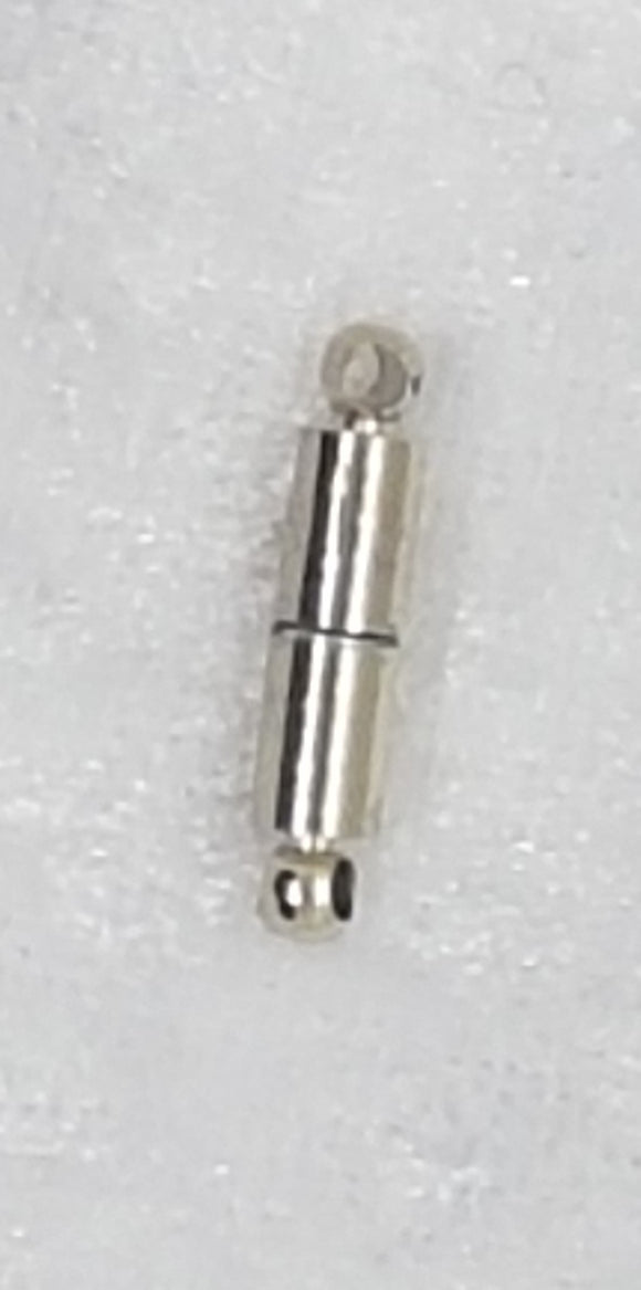 CLASPS - MAGNETIC - BRASS - PLATINUM COLOUR CLASP