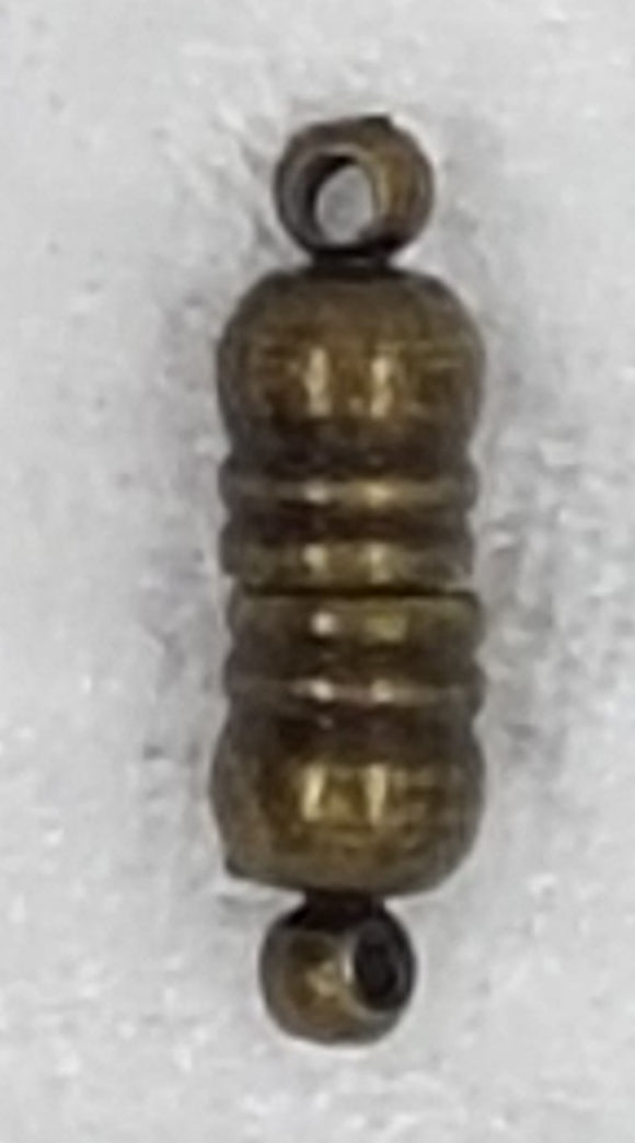 CLASPS - MAGNETIC - BRASS - ANTIQUE BRONZE COLOUR CLASP