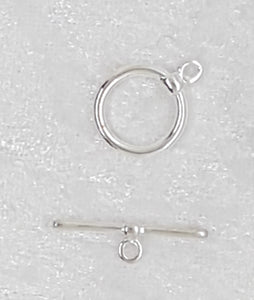 TOGGLES - BRASS - SILVER COLOUR