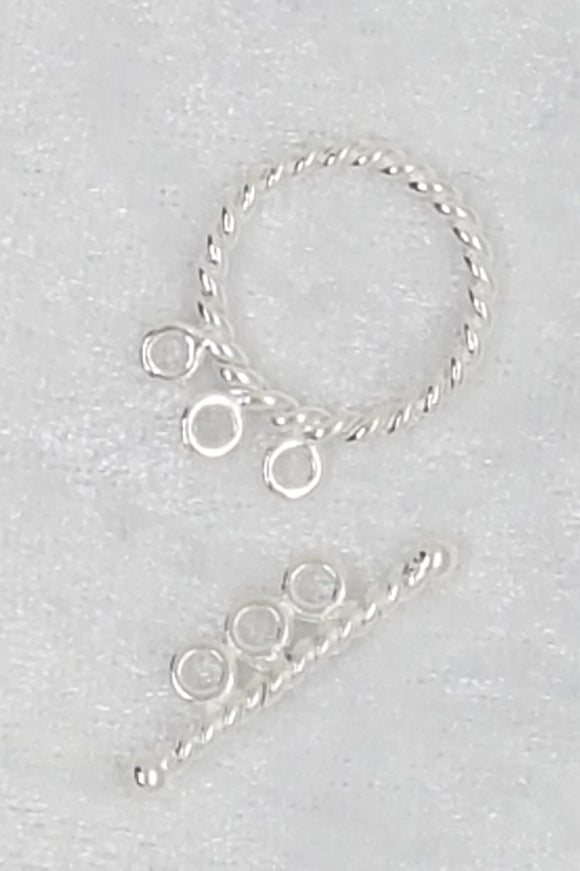 TOGGLES - BRASS - SILVER COLOUR