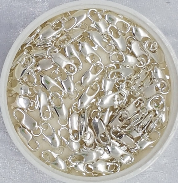 LOBSTER CLASPS - SILVER 12MM
