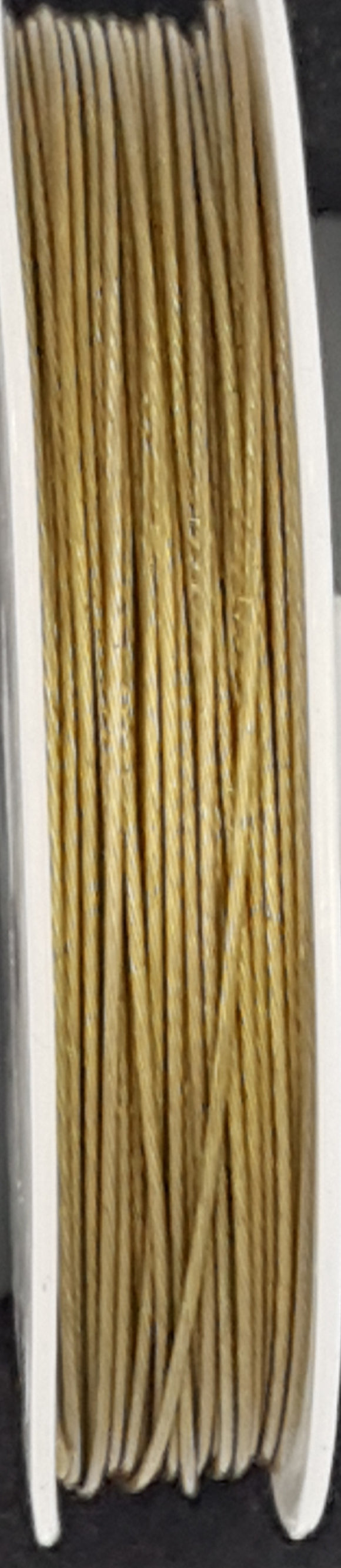 TIGER TAIL - 0.8MM - 18 METRES - PALE GOLD