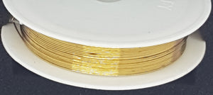 WIRE - COPPER CORE - 24G (0.5MM) GOLD COLOUR