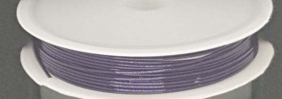 WIRE - COPPER CORE - 20G (0.8MM) PURPLE COLOUR