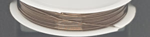 WIRE - COPPER CORE - 20G (0.8MM) CHOCOLATE COLOUR