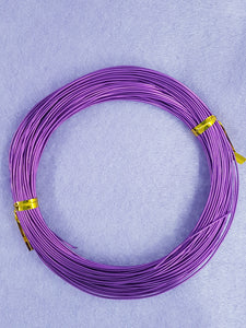 WIRE - ALUMINIUM - 20G (.8MM) DARK PURPLE COLOUR