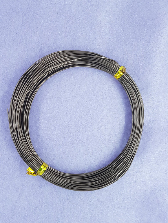 WIRE - ALUMINIUM - 20G (.8MM) CHOCOLATE COLOUR