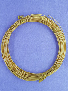 WIRE - ALUMINIUM - 18G (1MM) GOLD COLOUR